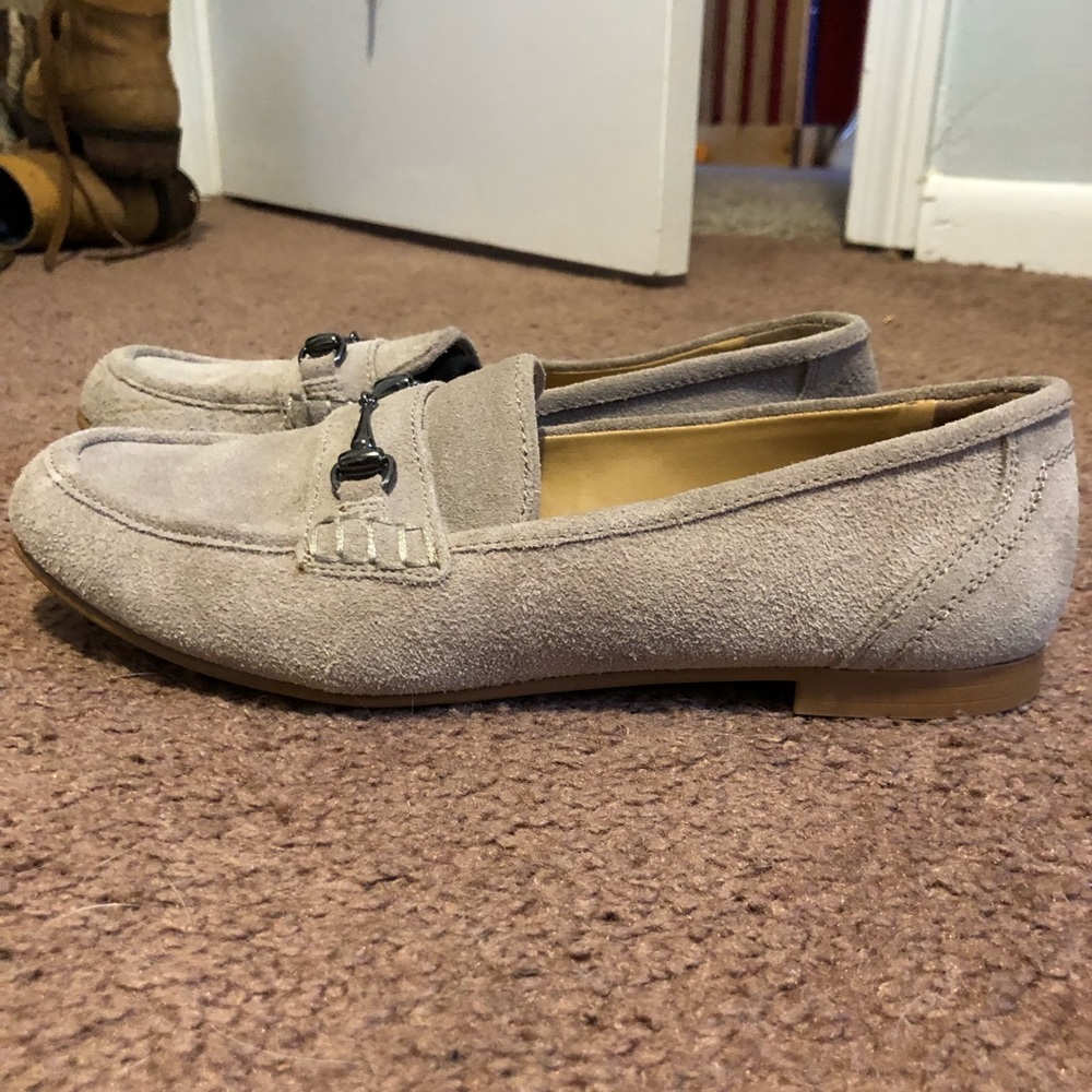 Franco Sarto Beige Women’s Loafers